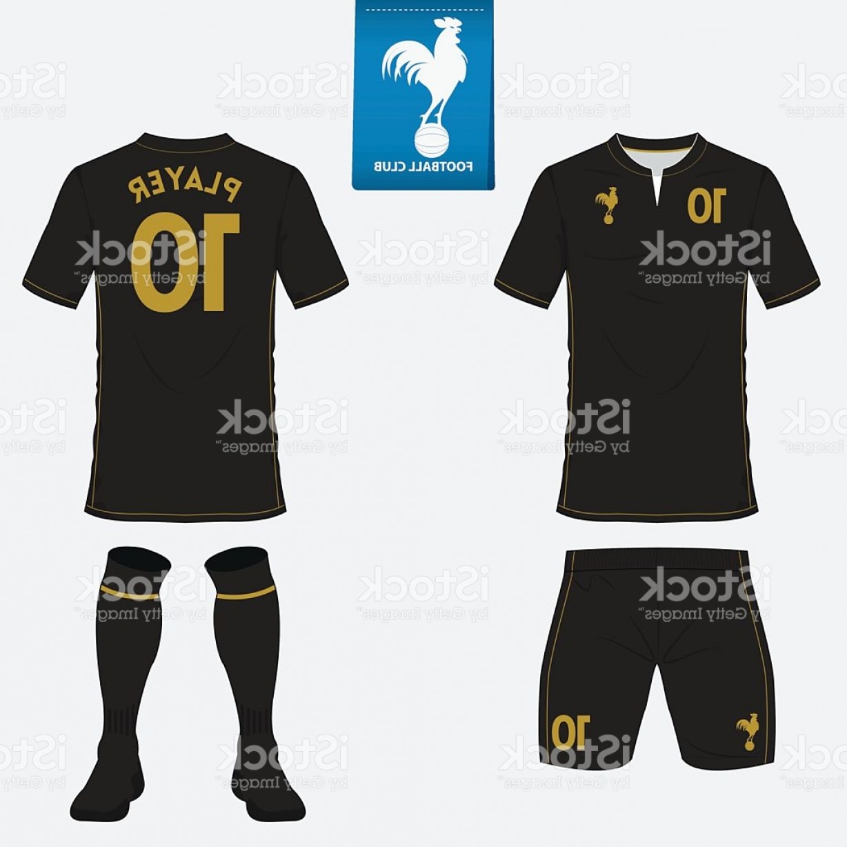 1228x1228 Set Of Football Kit Soccer Jersey Football Uniform Template Vector