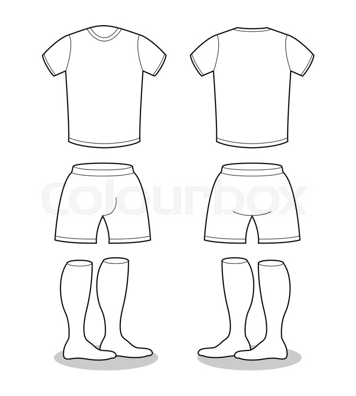 719x800 Blank Football Shirt Template Sample For Sports Clothing Soccer