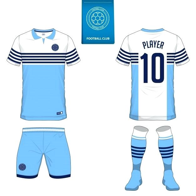 626x626 Football Kit Design Template