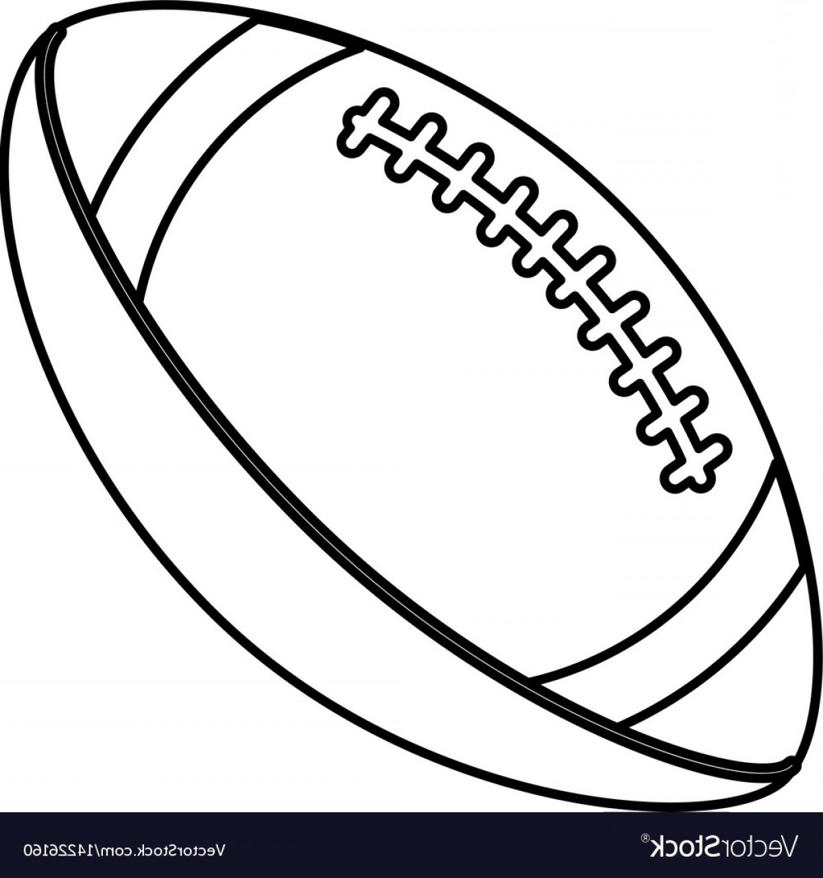 1200x1281 Football Laces Outline Vector Savoyuptown