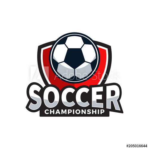 500x500 Soccer Football Championship Logo Vector Illustration