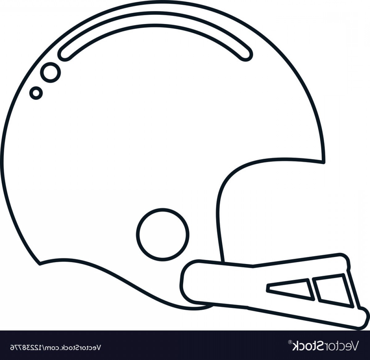 Football Outline Vector at Vectorified.com | Collection of Football ...