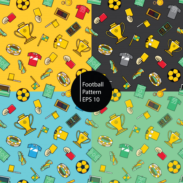 Football Pattern Background Vector Premium Download 626x626 Football Pattern Background Vector Premium Download