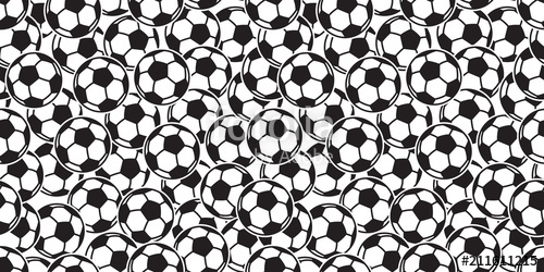 Soccer Ball Seamless Pattern Vector Football Sport Tile Background 500x250 Soccer Ball Seamless Pattern Vector Football Sport Tile Background