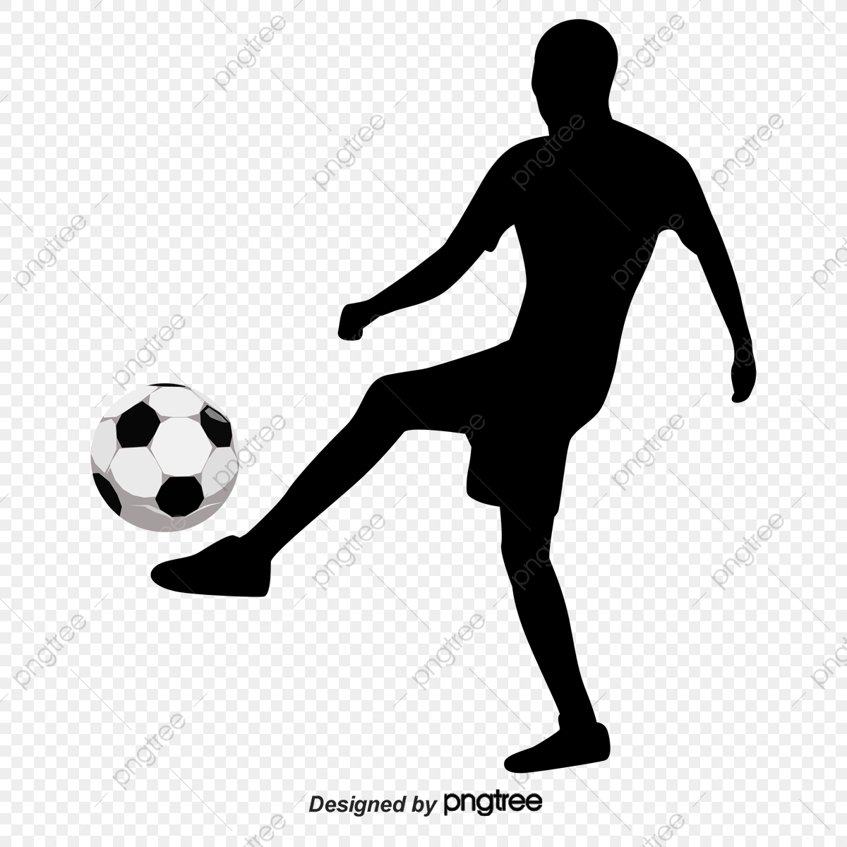 1200x1200 Football Player Silhouette, Soccer Player, Football, Sketch Png