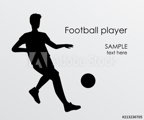 Football Player Silhouette 500x417 Football Player Silhouette