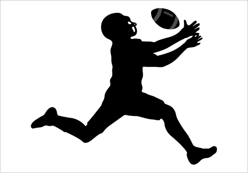 Football Silhouette Vector Images 501x351 Football Silhouette Vector Images