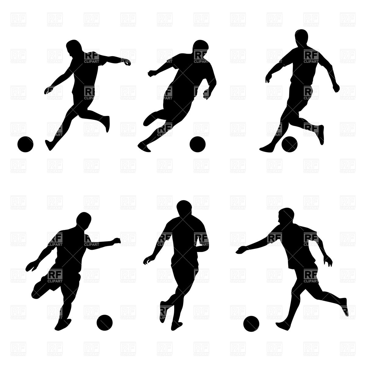 Soccer, Football Players Silhouettes Vector Image Of Sport 1200x1200 Soccer, Football Players Silhouettes Vector Image Of Sport