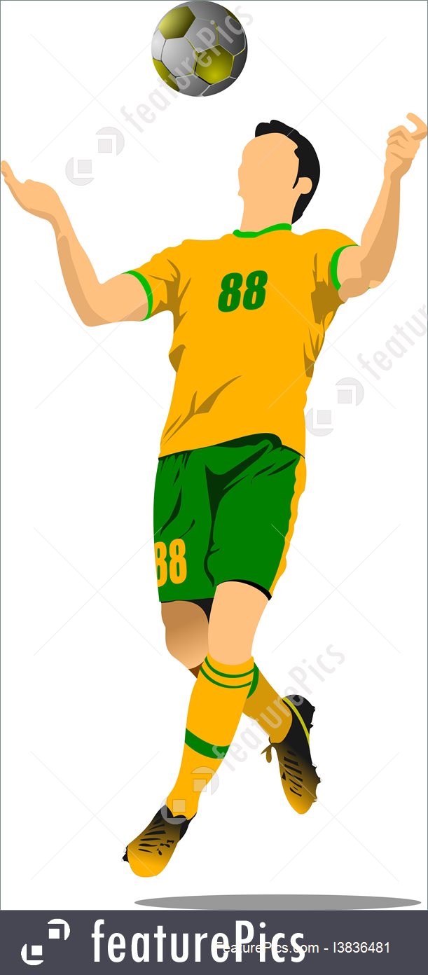 611x1392 Soccer Player Football Player Vector