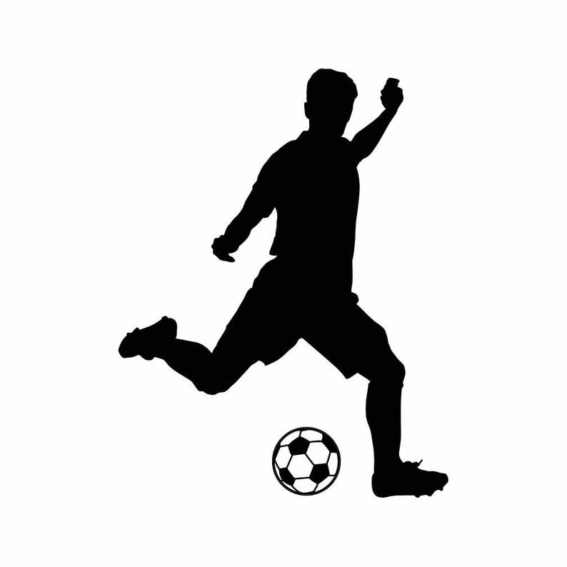 794x794 Male Soccer Player Instant Download Vector A Etsy