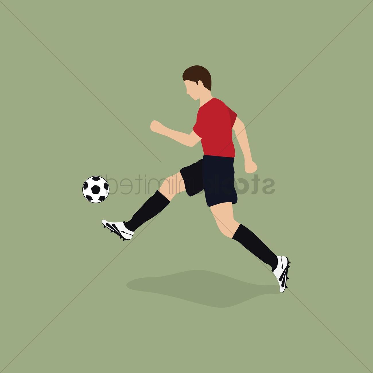 1300x1300 Best Hd Football Player Vector Drawing Free Vector Art