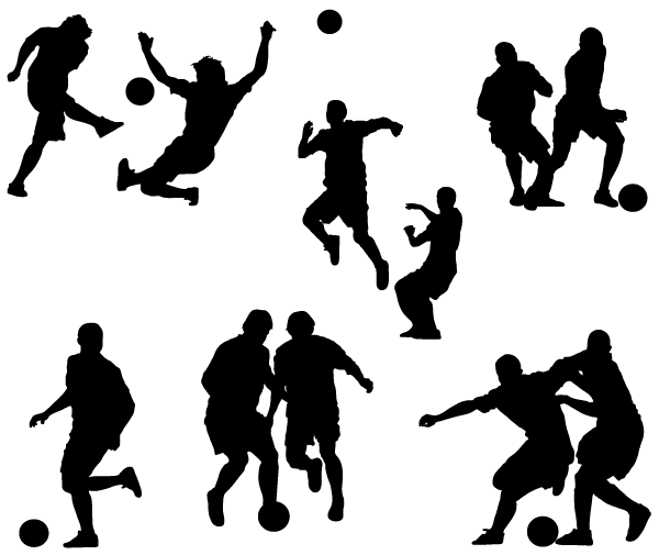 Free Free Football Player Silhouettes Files, Vectors 600x505 Free Free Football Player Silhouettes Files, Vectors