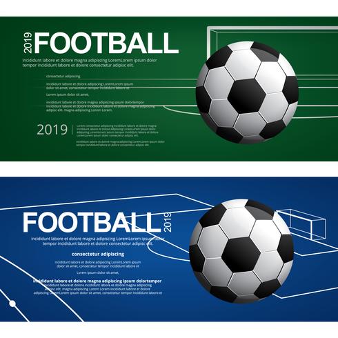 Banner Soccer Football Poster Vector Illustration 490x490 Banner Soccer Football Poster Vector Illustration