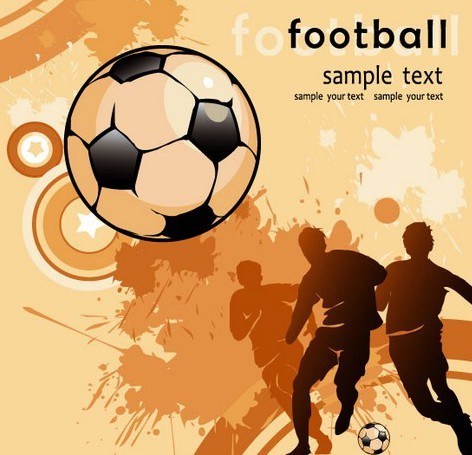 Free Vector Vintage Splash Football Poster Template 472x455 Free Vector Vintage Splash Football Poster Template