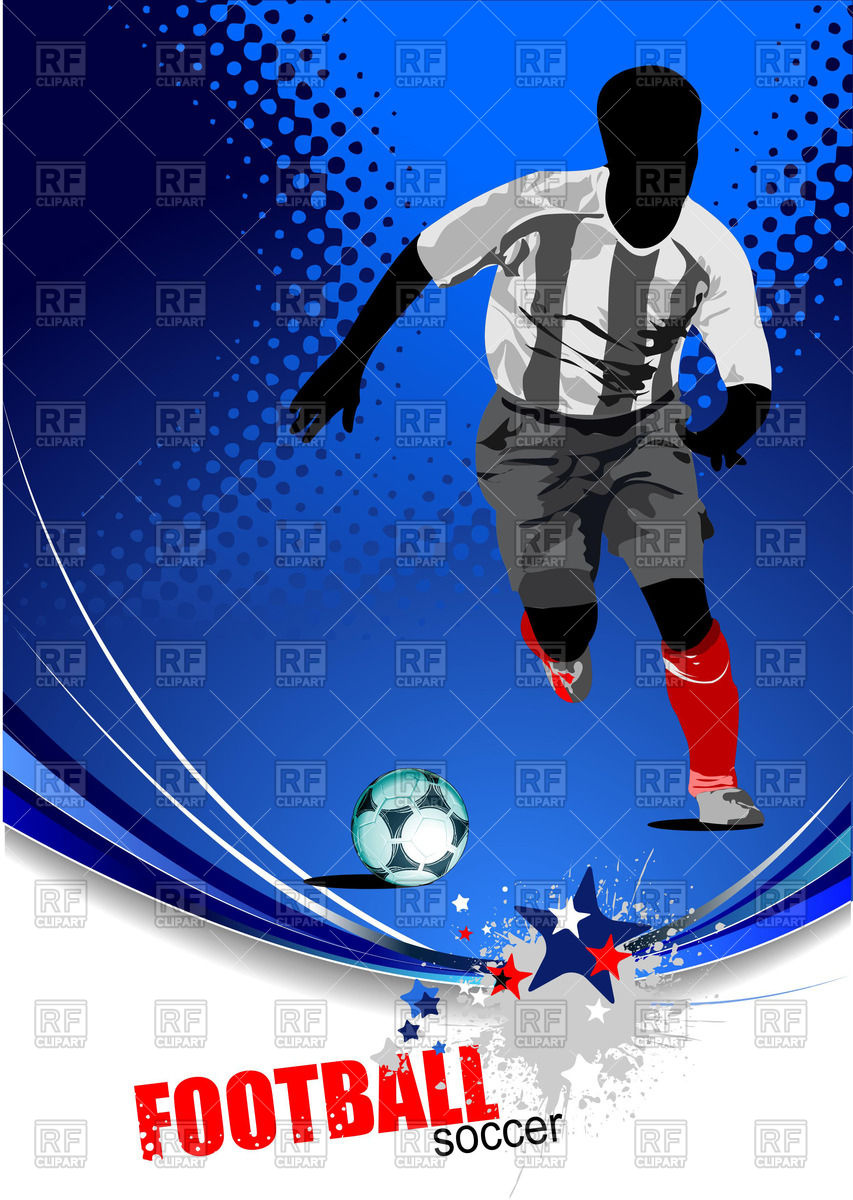 Poster With Running Soccer 853x1200 Poster With Running Soccer