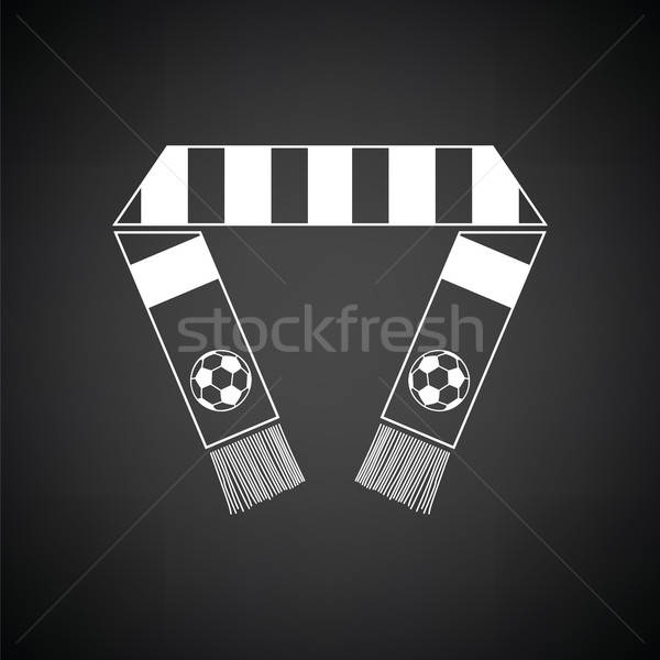 600x600 Football Fans Scarf Icon Vector Illustration Pavel Konovalov