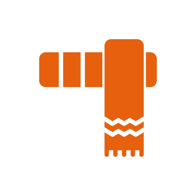 640x640 Scarf Icon Vector Illustration In Glyph Style For Any Purpose