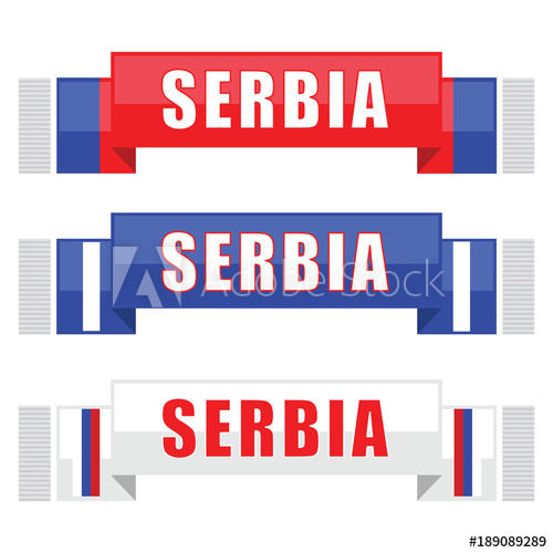 500x500 Serbia Soccer Or Football Scarf Set