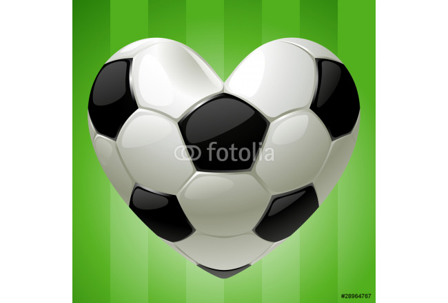 650x440 Vector Ball For Football In The Shape Of Heart