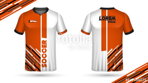 500x280 Football Shirt Template Stock Image And Royalty Free Vector