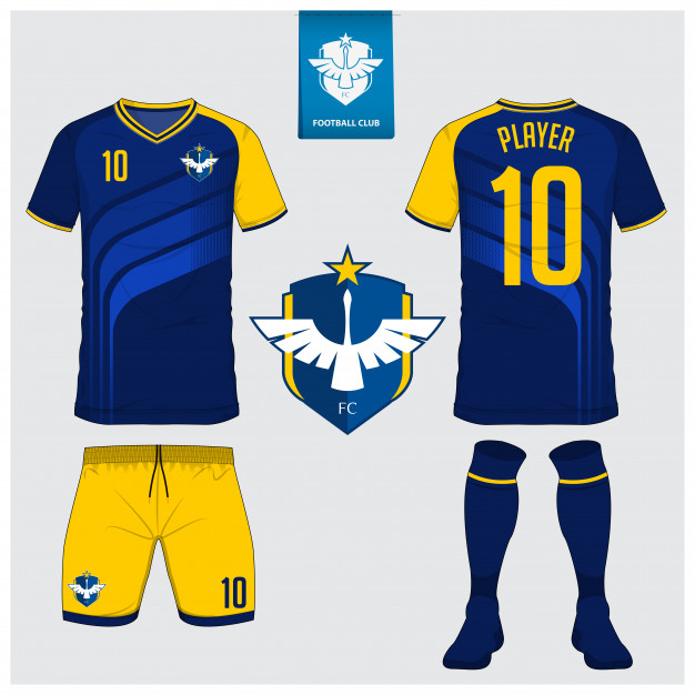 626x626 Soccer Jersey Or Football Kit Template Design Vector Premium