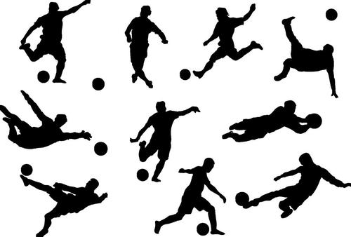 500x338 Football Silhouette Vector Design Free Download