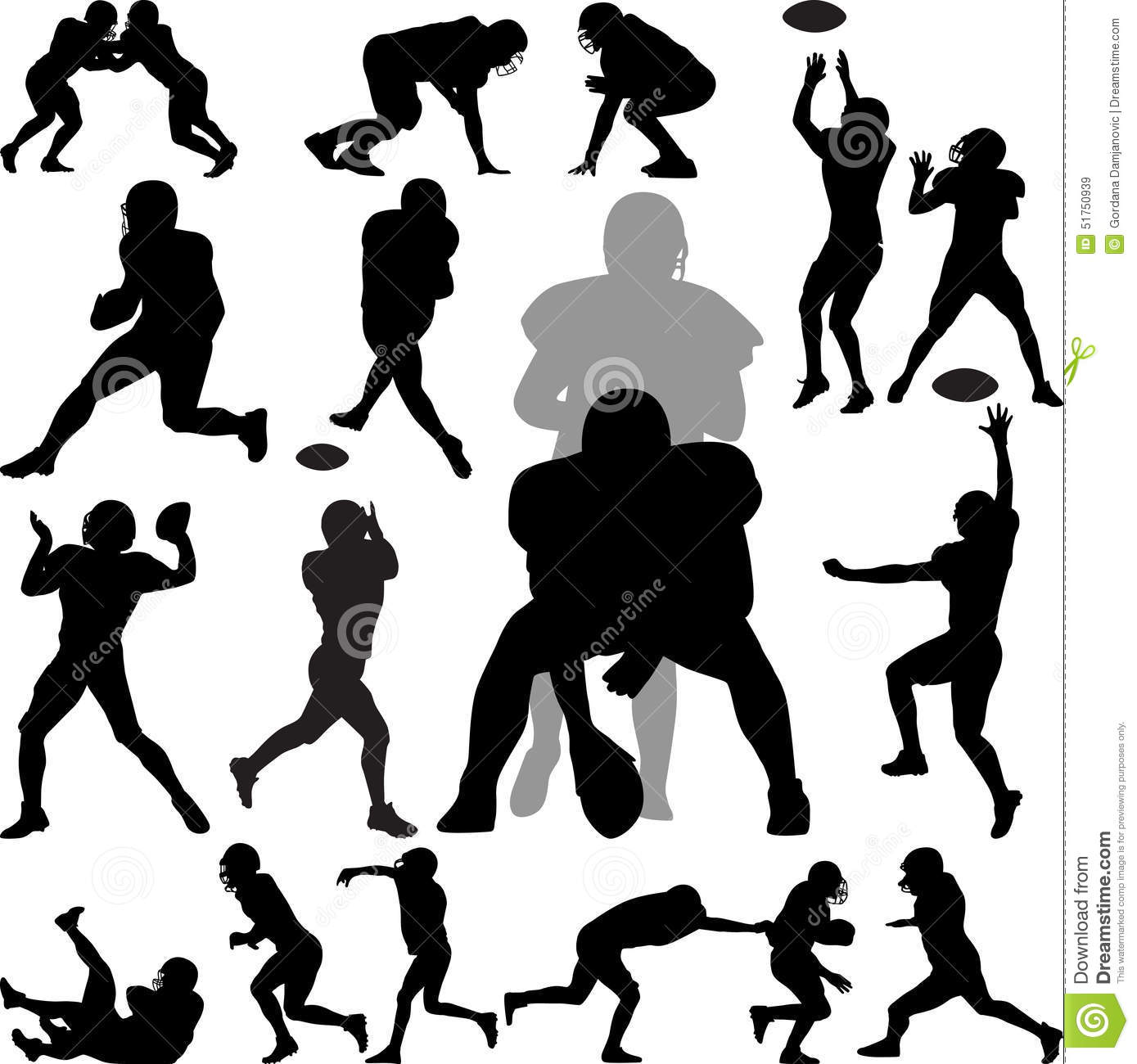 1389x1300 American Football Player Silhouette Vector Free