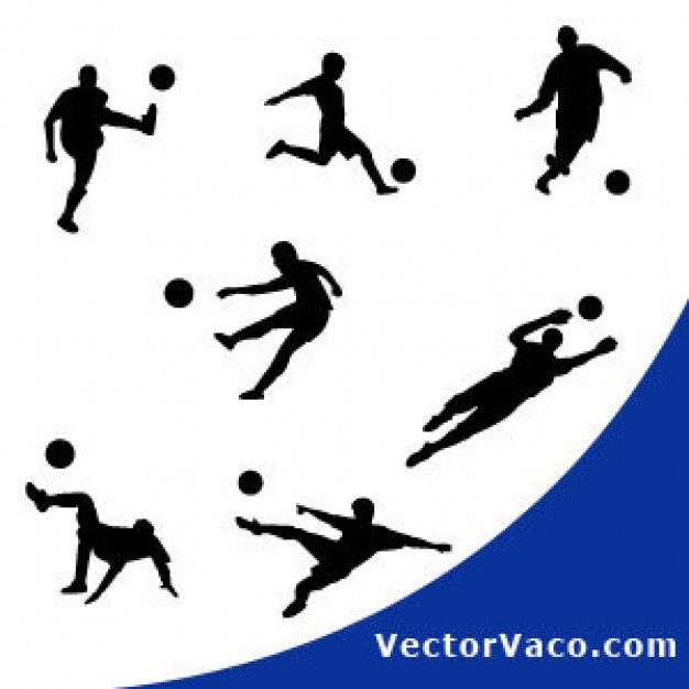 Football Silhouette Vector Free
