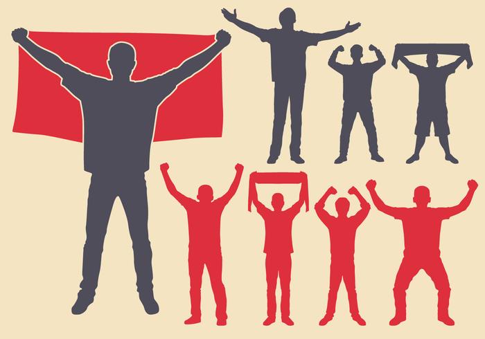 700x490 Football Fans Silhouette