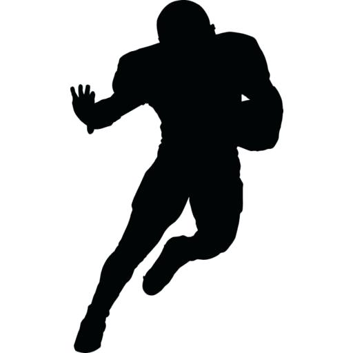 Football Silhouette Vector Free at Vectorified.com | Collection of ...