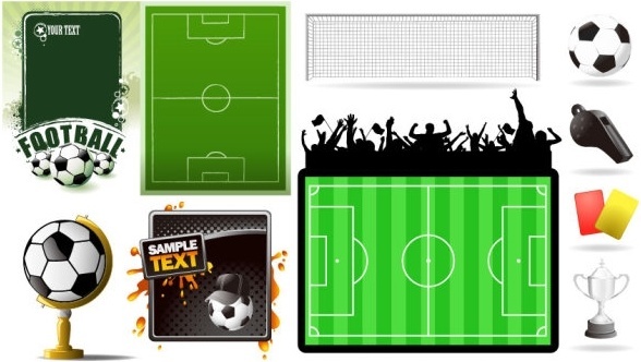 588x332 Football Silhouette Vector Free Vector Download