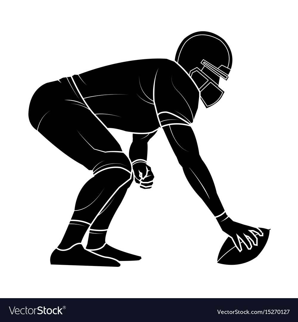 1000x1080 Huge Collection Of 'american Football Player Silhouette Vector