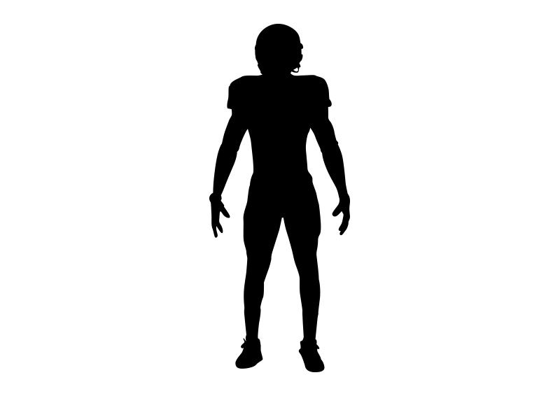 800x566 Collection Of 'american Football Silhouette' Download More Than