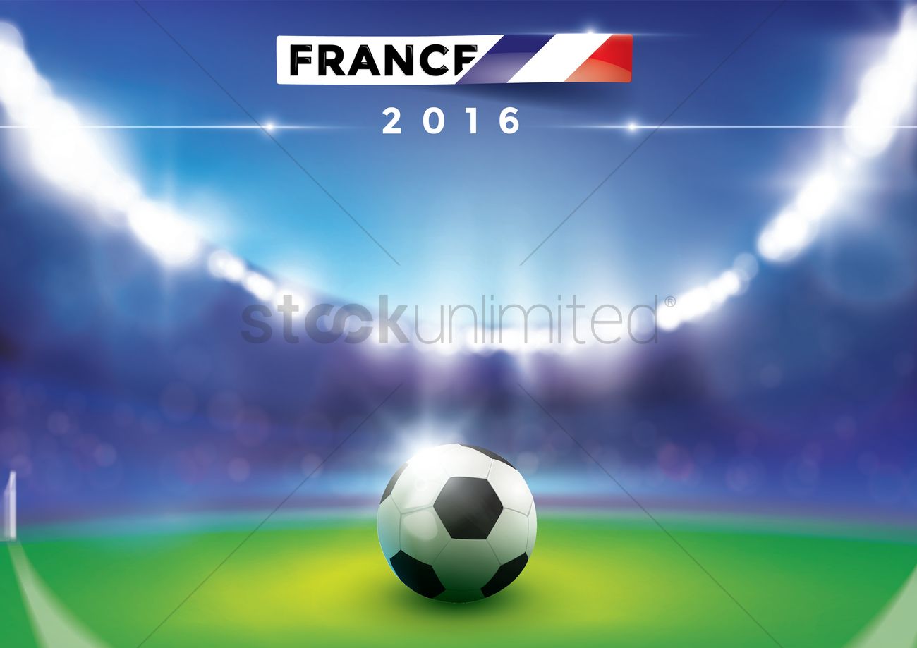 1300x919 Football Stadium Vector Image