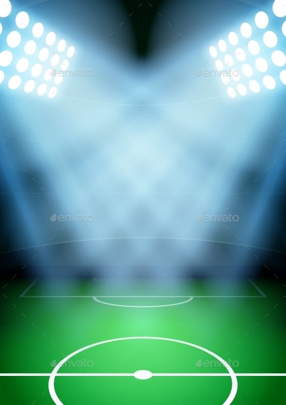 590x835 Background For Posters Night Soccer Football Stadium Sport