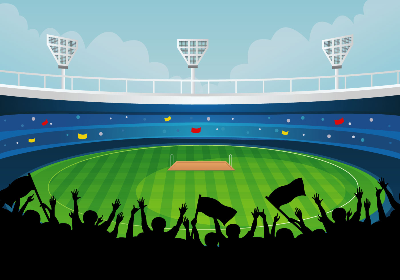 Football Stadium Vector At Collection Of Football Stadium Vector Free For