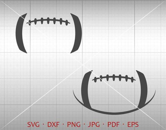 570x445 Football Football Lace Football Stitches Clipart Etsy