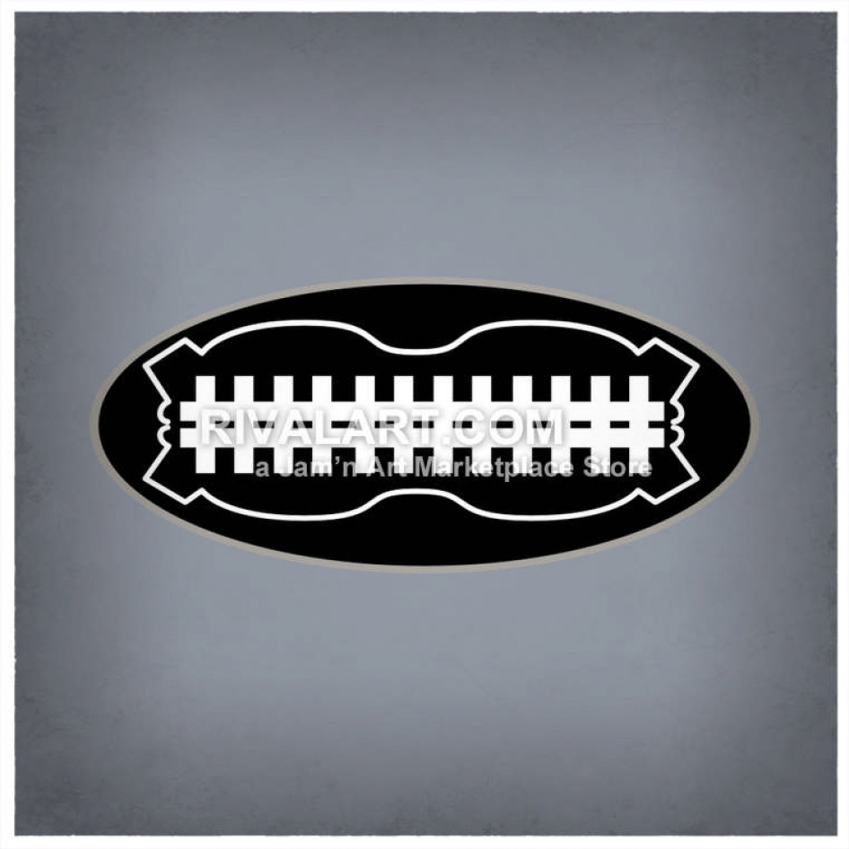 946x946 Football Stitches