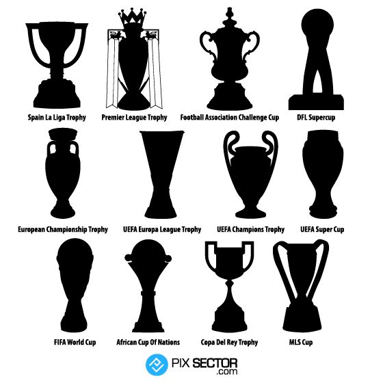 560x560 Football Trophies Vector Png