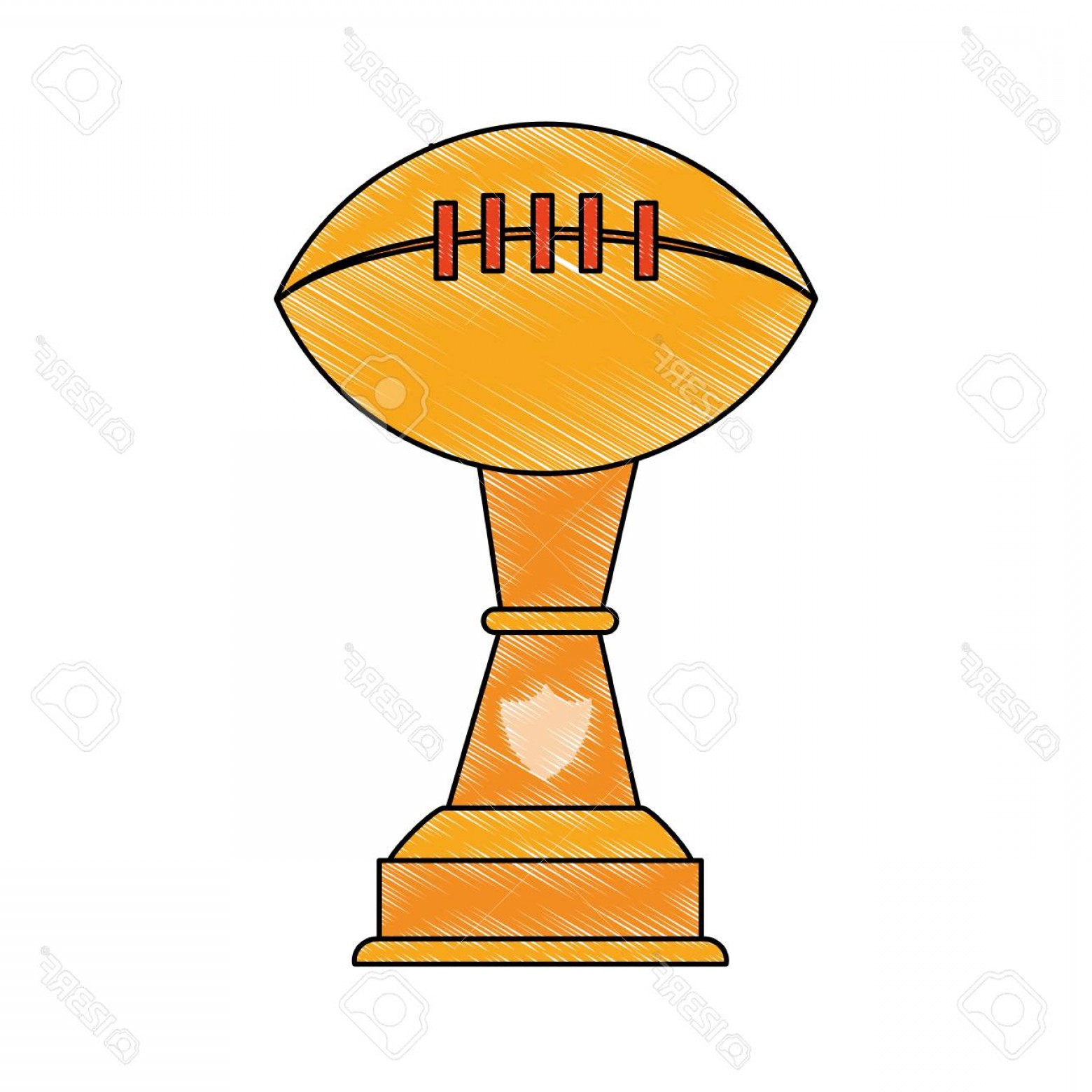 1560x1560 Photostock Vector Football Trophy Cup Vector Illustration Graphic