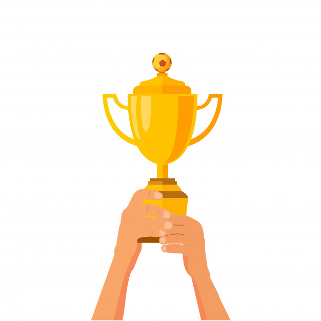 626x626 Soccer Football Trophy Vector Premium Download