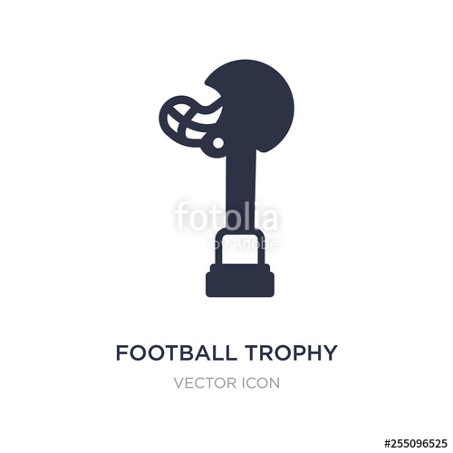 500x500 Football Trophy Icon On White Background Simple Element