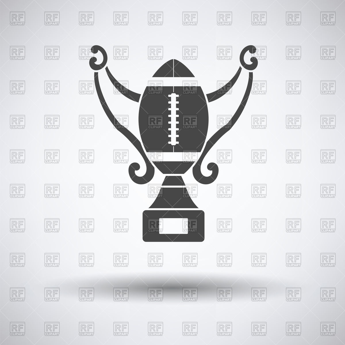 1200x1200 American Football Trophy Cup Icon Vector Image Of Icons