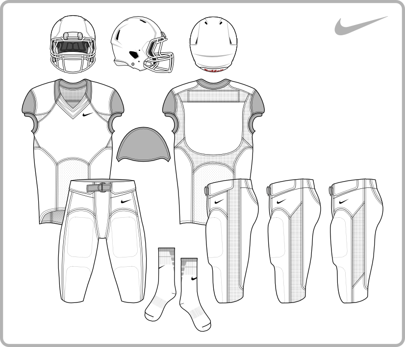 826x709 Nike Hypercool Football Template Release