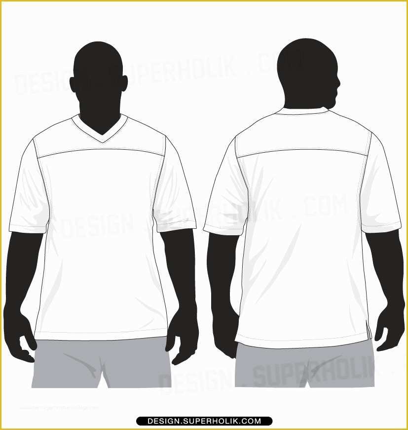 Blank Football Uniform Template