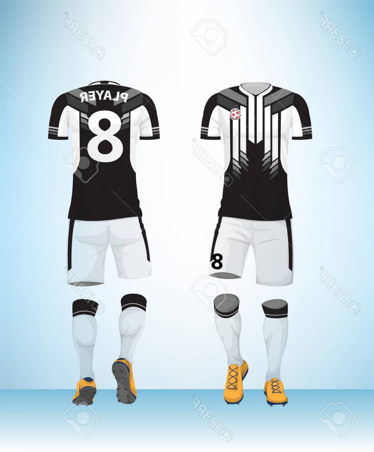 1290x1560 Hockey Jersey Vector Mockup Studiogrfx