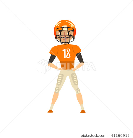 450x468 American Football Player Wearing Uniform Vector