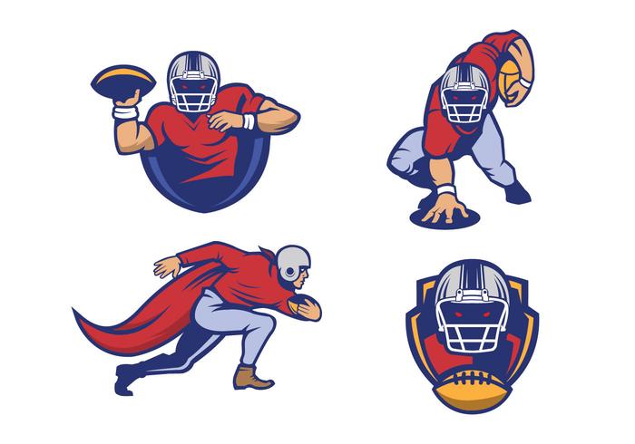 700x490 American Football Logo Vector