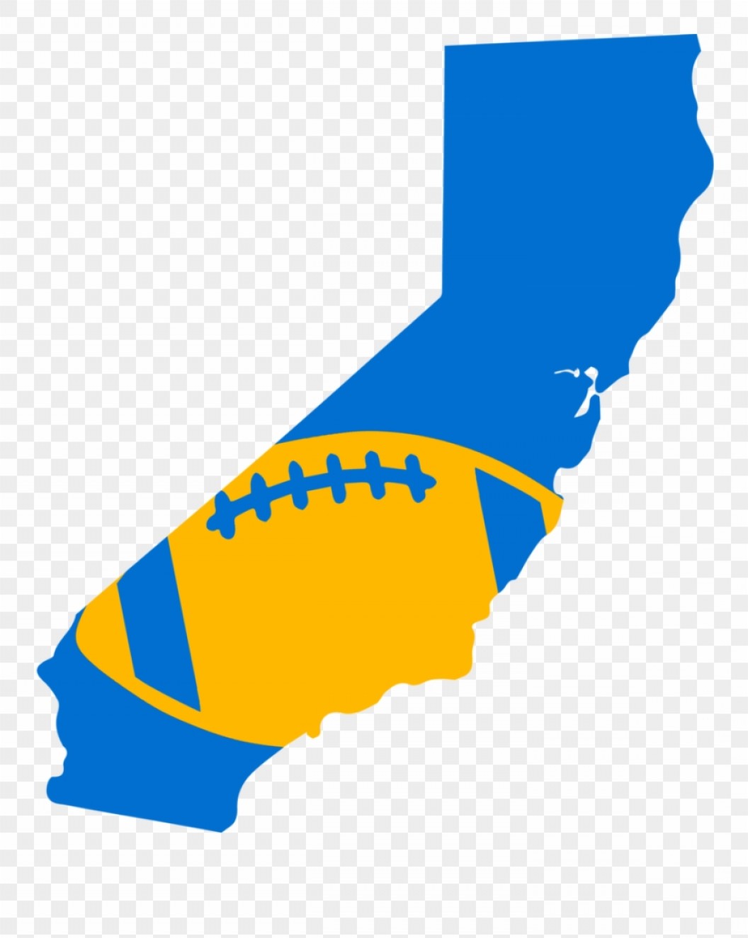 1056x1324 Iihtthhlos Angeles Football Design Free Vector Map California