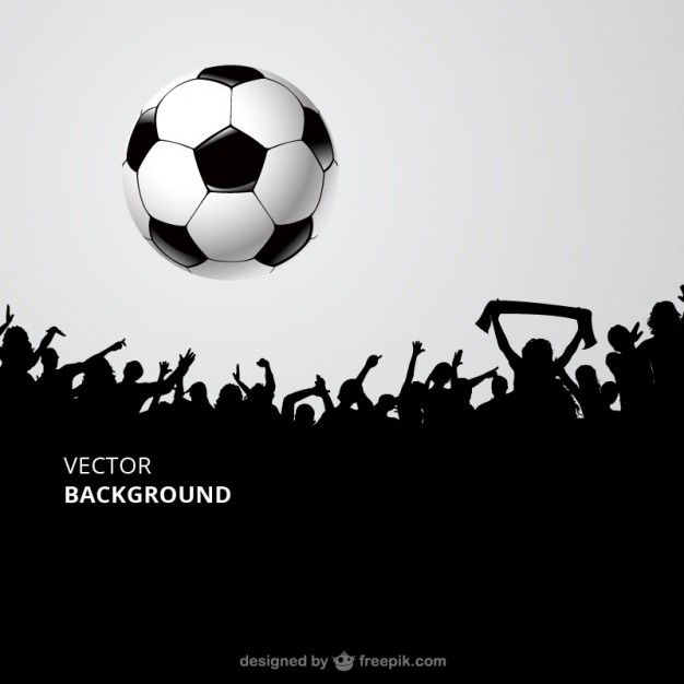 626x626 Football Fans Crowd Vector Free Download